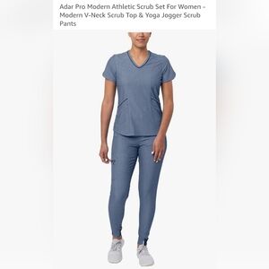 Ada Heather Blue Scrubs Set